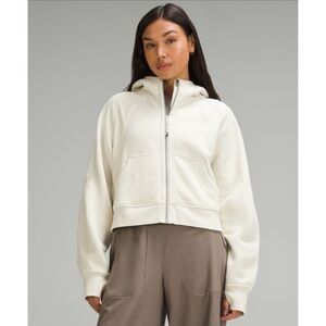 *Discontinued* Lululemon Scuba Oversized Full-Zip Hoodie in Bone